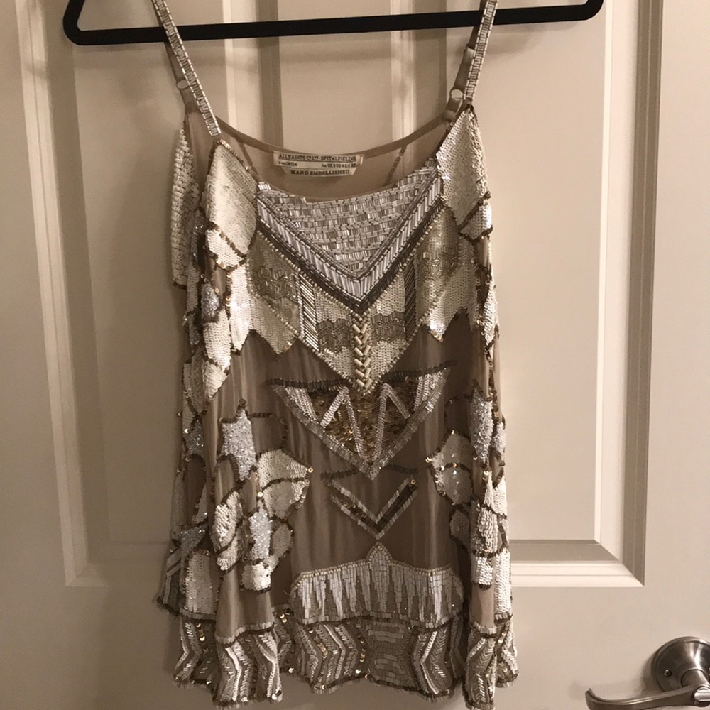 Allsaints embellished tank. 4. Price is firm.